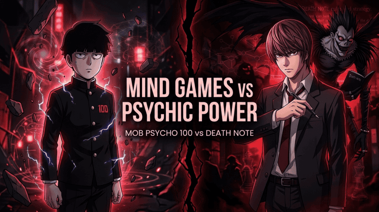 Mob Psycho 100 vs Death Note Featured Image